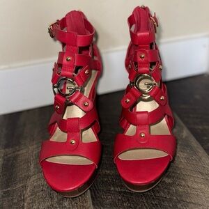 By Guess Womens Red Heels